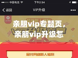 親朋vip專題頁，親朋vip升級怎么領取金幣 