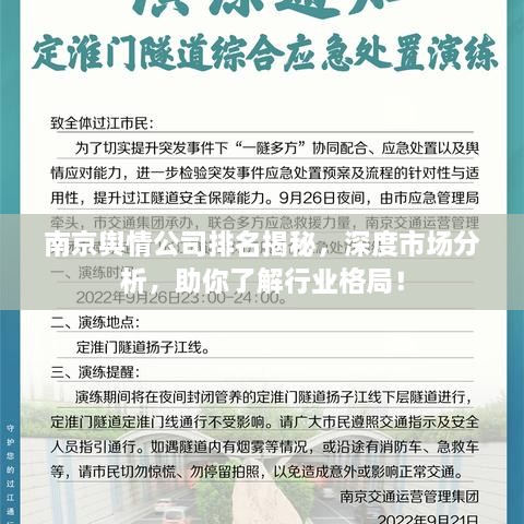 南京輿情公司排名揭秘，深度市場(chǎng)分析，助你了解行業(yè)格局！