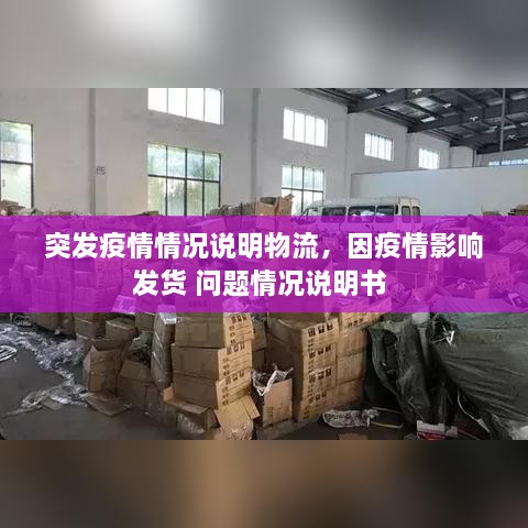 突發(fā)疫情情況說明物流，因疫情影響發(fā)貨 問題情況說明書 