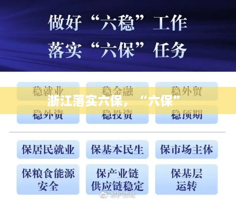浙江落實(shí)六保，“六?！?