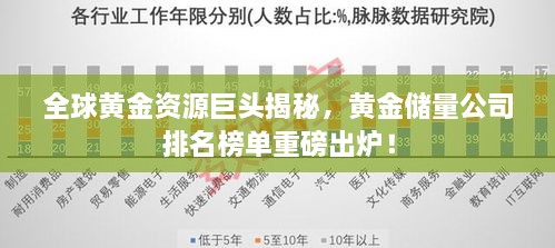 全球黃金資源巨頭揭秘，黃金儲(chǔ)量公司排名榜單重磅出爐！