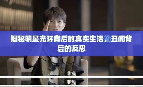 揭秘明星光環(huán)背后的真實生活，丑聞背后的反思