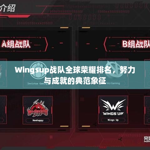 Wingsup戰(zhàn)隊全球榮耀排名，努力與成就的典范象征
