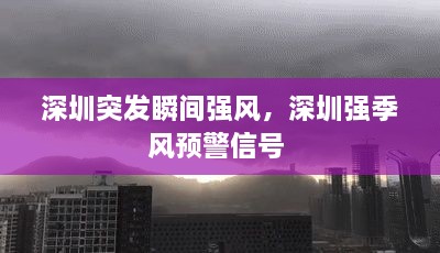 深圳突發(fā)瞬間強(qiáng)風(fēng)，深圳強(qiáng)季風(fēng)預(yù)警信號 