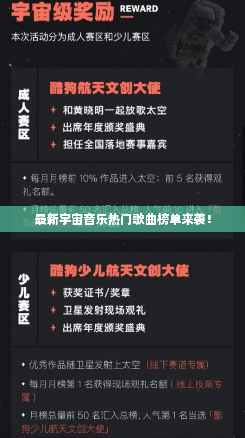 最新宇宙音樂(lè)熱門(mén)歌曲榜單來(lái)襲！