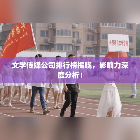 文學(xué)傳媒公司排行榜揭曉，影響力深度分析！