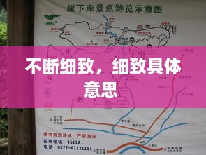 不斷細致，細致具體意思 
