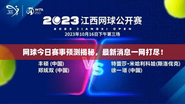 網(wǎng)球今日賽事預(yù)測揭秘，最新消息一網(wǎng)打盡！