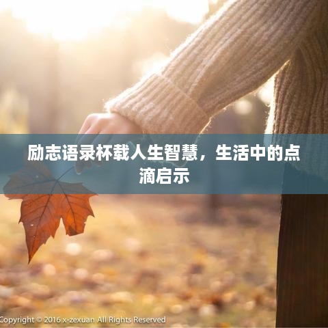 勵(lì)志語(yǔ)錄杯載人生智慧，生活中的點(diǎn)滴啟示
